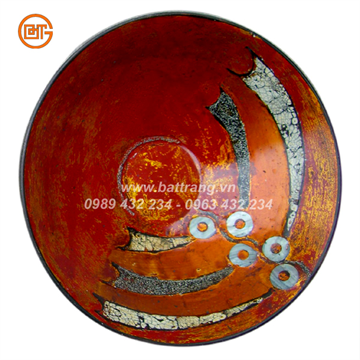 Bat Trang Ceramics Group - Khanh Ceramics lacquer bowl 05