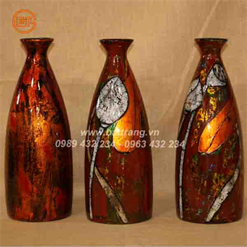 Bat Trang Ceramics Group - Khanh Ceramics lacquer vases 477