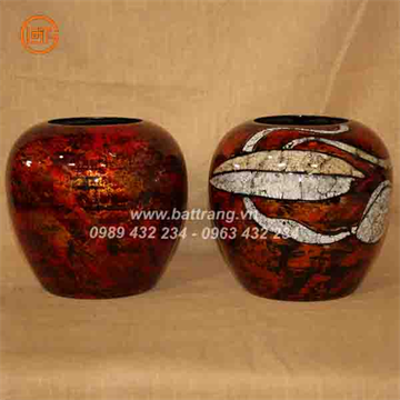 Bat Trang Ceramics Group - Khanh Ceramics lacquer vases 480