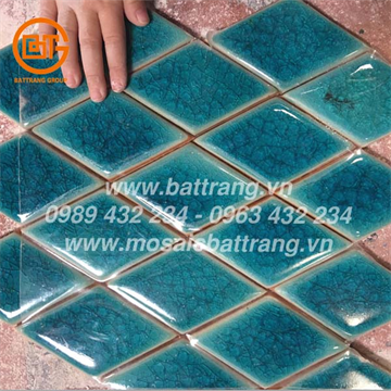 Gạch mosaic gốm Sứ Bát Tràng Group #58 | gạch gốm handmade theo yêu cầu | Gạch sàn | Gạch bếp | Gạch nhà tắm