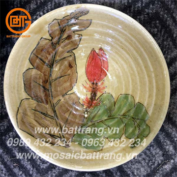 Bát Nhật phong cách chiết yêu gốm Bát Tràng Group 92 | Bát đĩa bộ đồ ăn nhà hàng gốm Bát Tràng thủ công