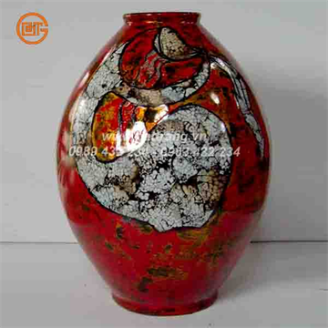 Bat Trang Ceramics Group - Khanh Ceramics lacquer vases 403