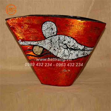 Bat Trang Ceramics Group - Khanh Ceramics lacquer vases 501