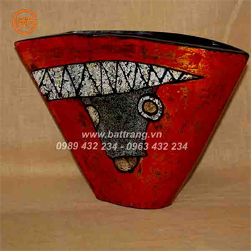 Bat Trang Ceramics Group - Khanh Ceramics lacquer vases 507