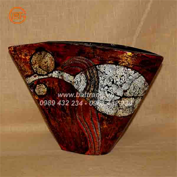 Bat Trang Ceramics Group - Khanh Ceramics lacquer vases 508