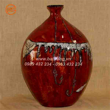 Bat Trang Ceramics Group - Khanh Ceramics lacquer vases 509