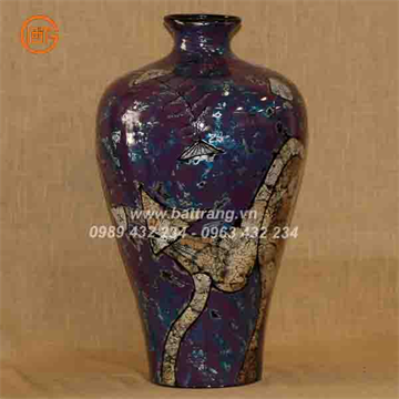 Bat Trang Ceramics Group - Khanh Ceramics lacquer vases 510