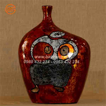 Bat Trang Ceramics Group - Khanh Ceramics lacquer vases 549