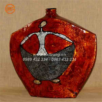 Bat Trang Ceramics Group - Khanh Ceramics lacquer vases 551