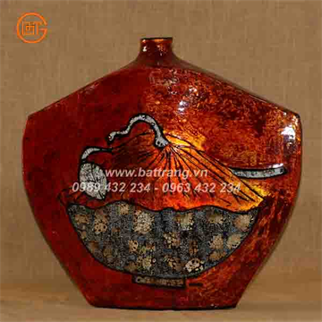 Bat Trang Ceramics Group - Khanh Ceramics lacquer vases 552