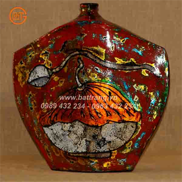 Bat Trang Ceramics Group - Khanh Ceramics lacquer vases 553