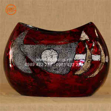Bat Trang Ceramics Group - Khanh Ceramics lacquer vases 558