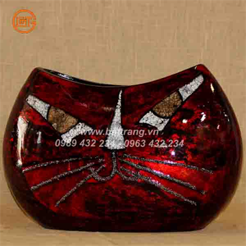 Bat Trang Ceramics Group - Khanh Ceramics lacquer vases 559