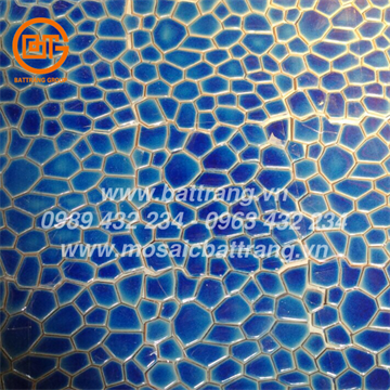 Gạch mosaic gốm sứ Bát Tràng Group #87 | Gạch mosaic hình lục lăng| Gạch mosaic gốm ốp công trình đẹp