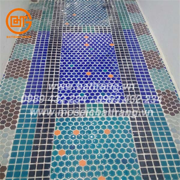 Gạch mosaic gốm Sứ Bát Tràng Group #69| Gạch sàn nhà đẹp| Gạch mosaic thiết kế cho sàn nhà