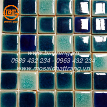 Gạch mosaic gốm Bát Tràng Group #85 | Gạch ốp bể bơi công trình | Gạch ốp bếp đẹp | Gạch nhà tắm phong cách mới
