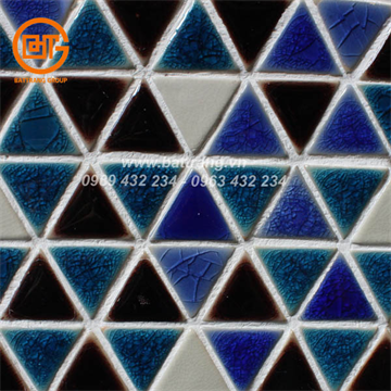 Gạch mosaic gốm Sứ Bát Tràng Group|Gạch lát nền nhà|Gạch ốp tường|Gạch trang trí bếp đa màu 09